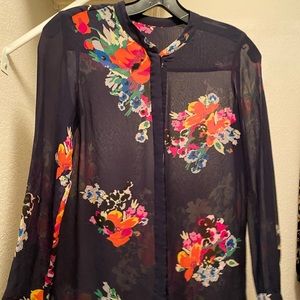 Joie Silk Floral Blouse